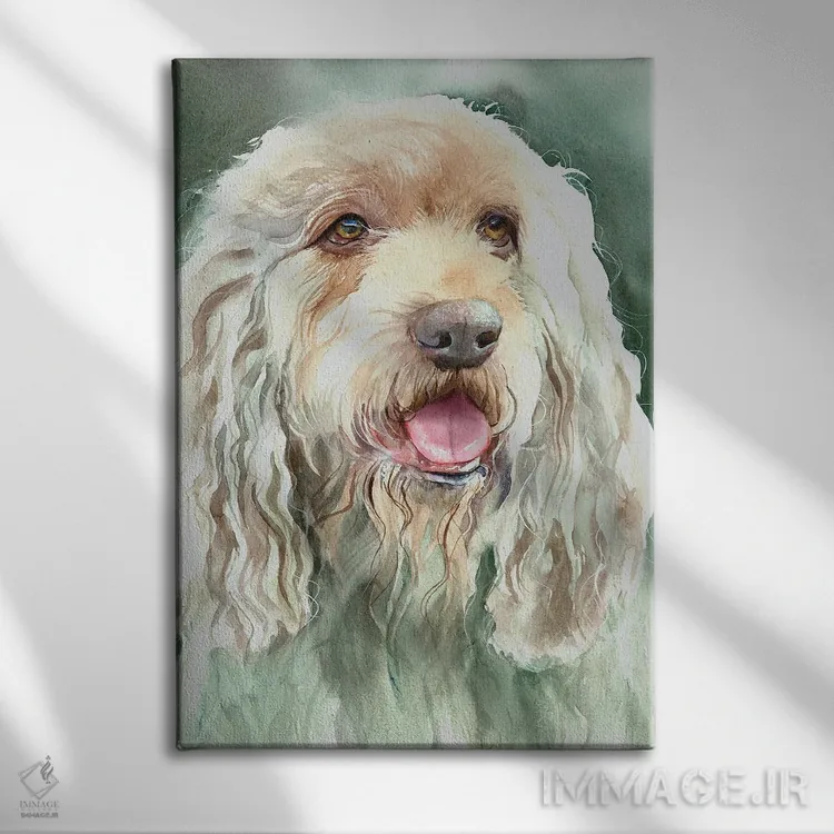 تابلو دکوراتیو سگ نجیب اثر جودیت استاین - نمای روبهرو روی دیوار