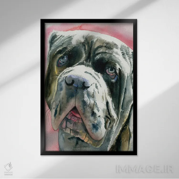 تابلو دکوراتیو نئو اثر جودیت استاین - نمای قابدار مشکی