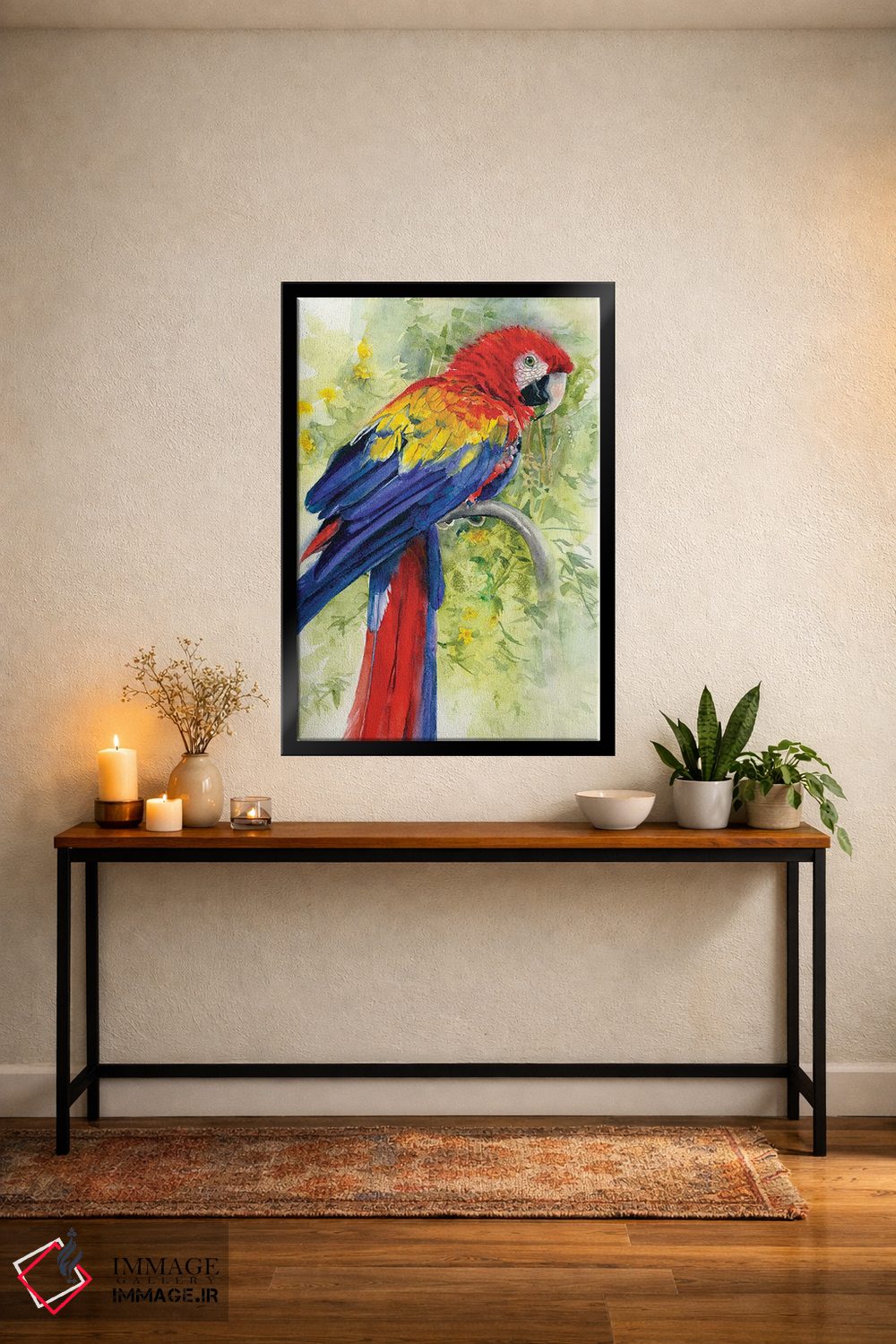 تابلو دکوراتیو ماکائوی سرخ اثر جودیت استاین - D4B