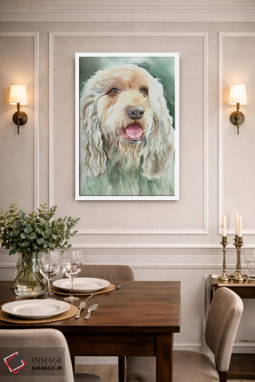 تابلو دکوراتیو سگ نجیب اثر جودیت استاین - D1W