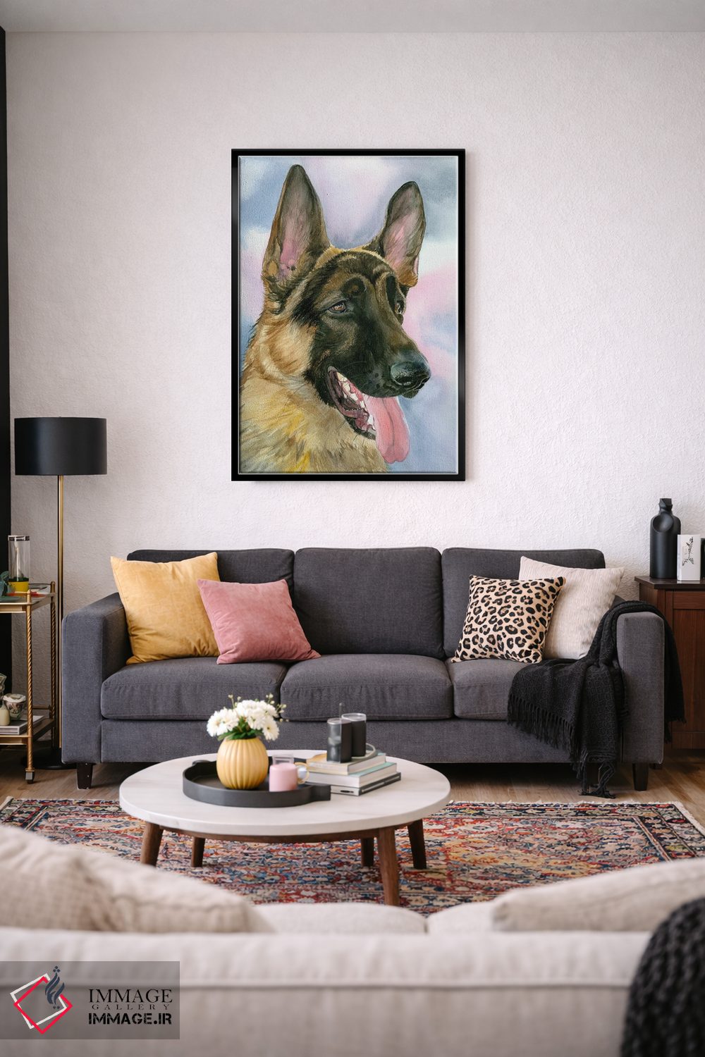 تابلو دکوراتیو سگ مامور مخفی اثر جودیت استاین - D4B