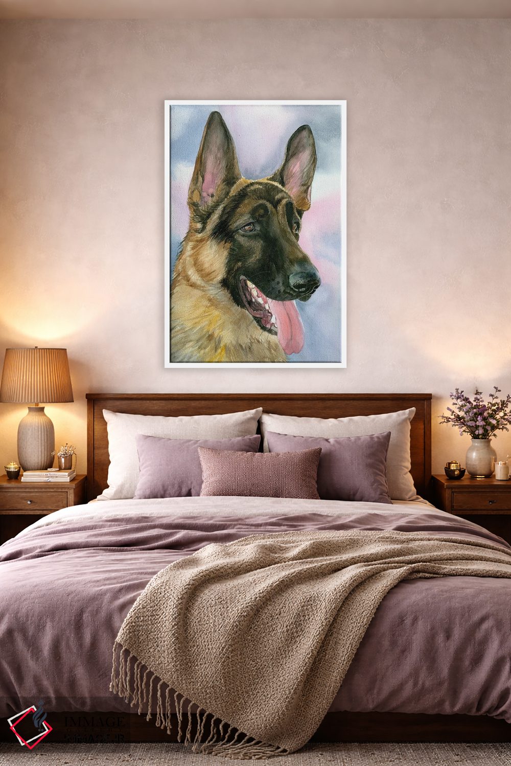 تابلو دکوراتیو سگ مامور مخفی اثر جودیت استاین - D3W