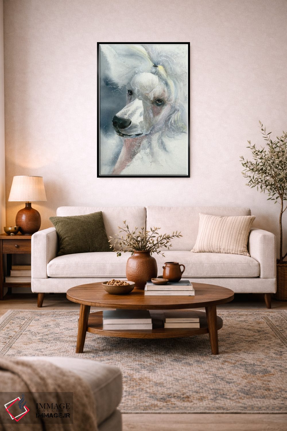 تابلو دکوراتیو بانوی شیک و باوقار اثر جودیت استاین - D5B