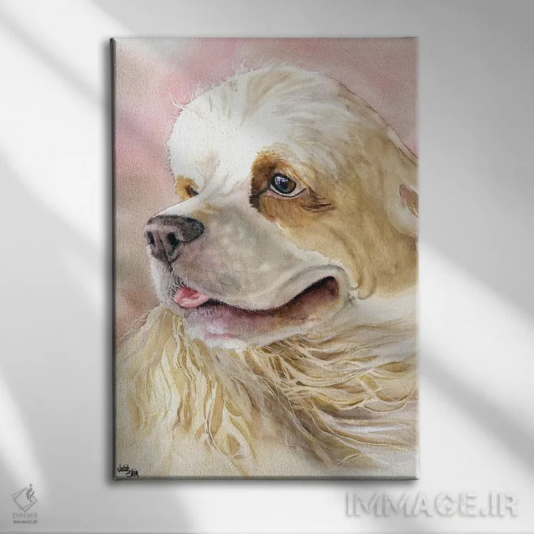 تابلو دکوراتیو خامه و شکر اثر جودیت استاین - نمای روبهرو روی دیوار