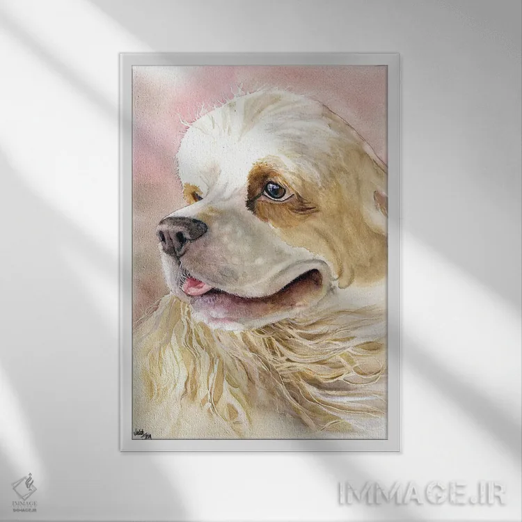 تابلو دکوراتیو خامه و شکر اثر جودیت استاین - نمای قابدار سفید