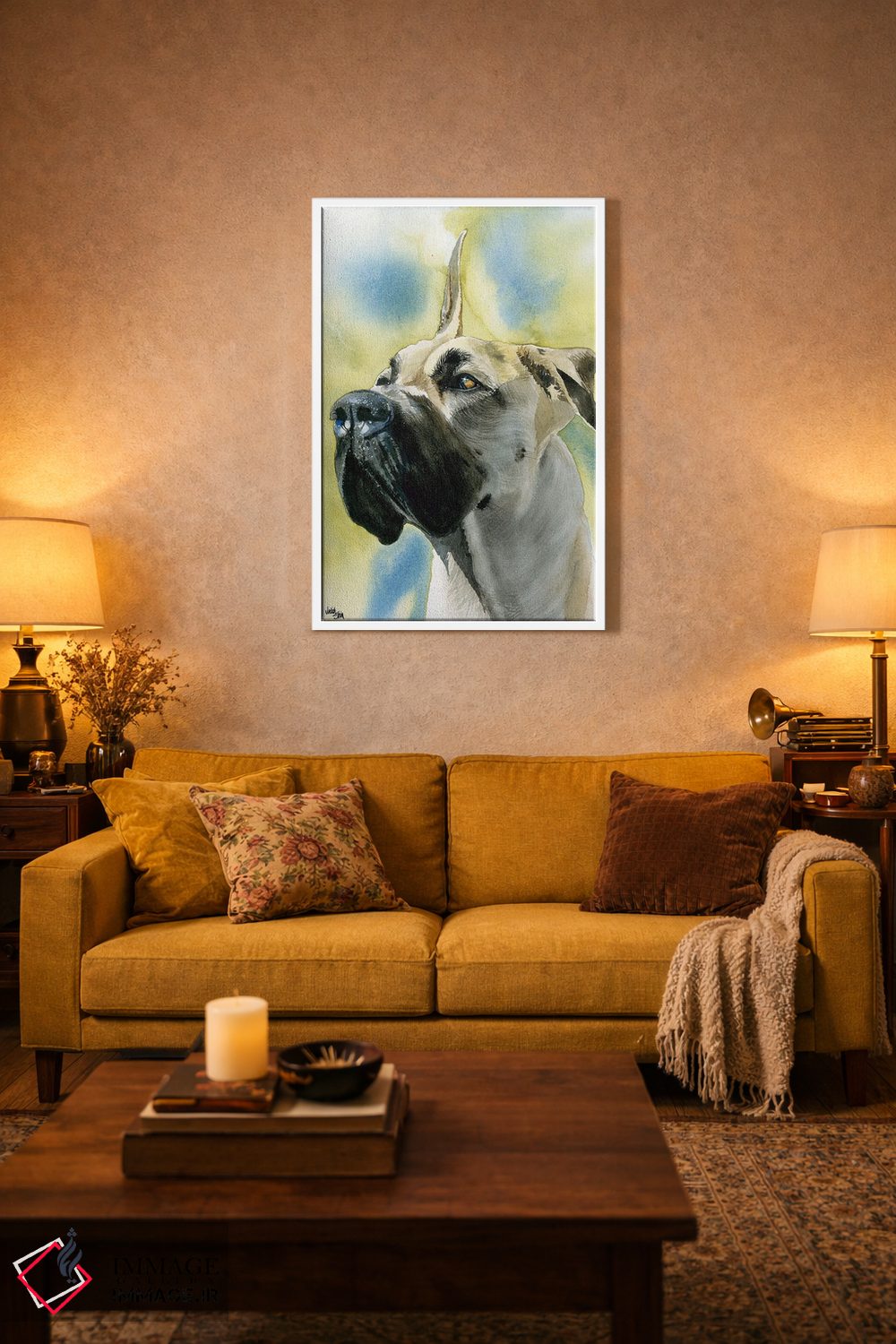 تابلو دکوراتیو دویچه داگه اثر جودیت استاین - D1W