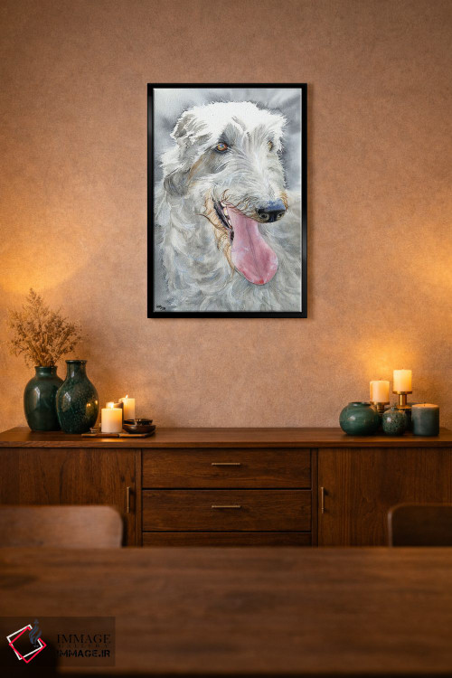 تابلو دکوراتیو شکارچی گوزن اثر جودیت استاین - D2B