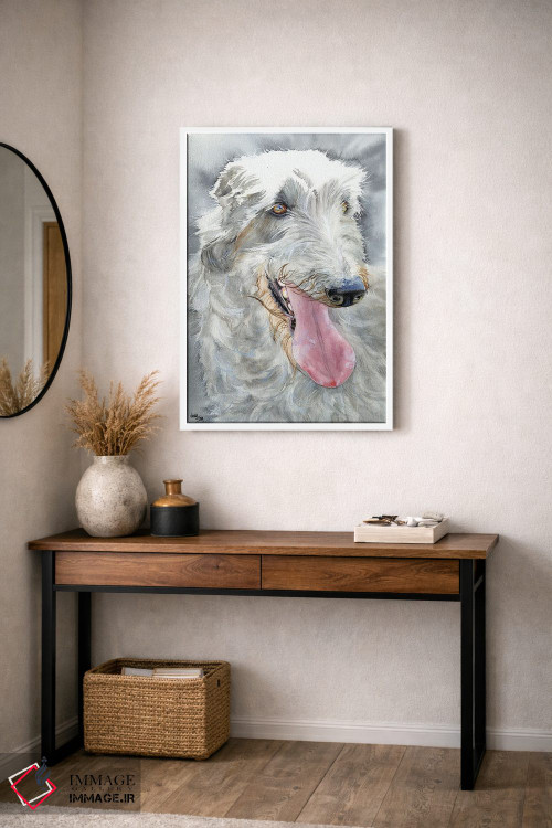 تابلو دکوراتیو شکارچی گوزن اثر جودیت استاین - D3W