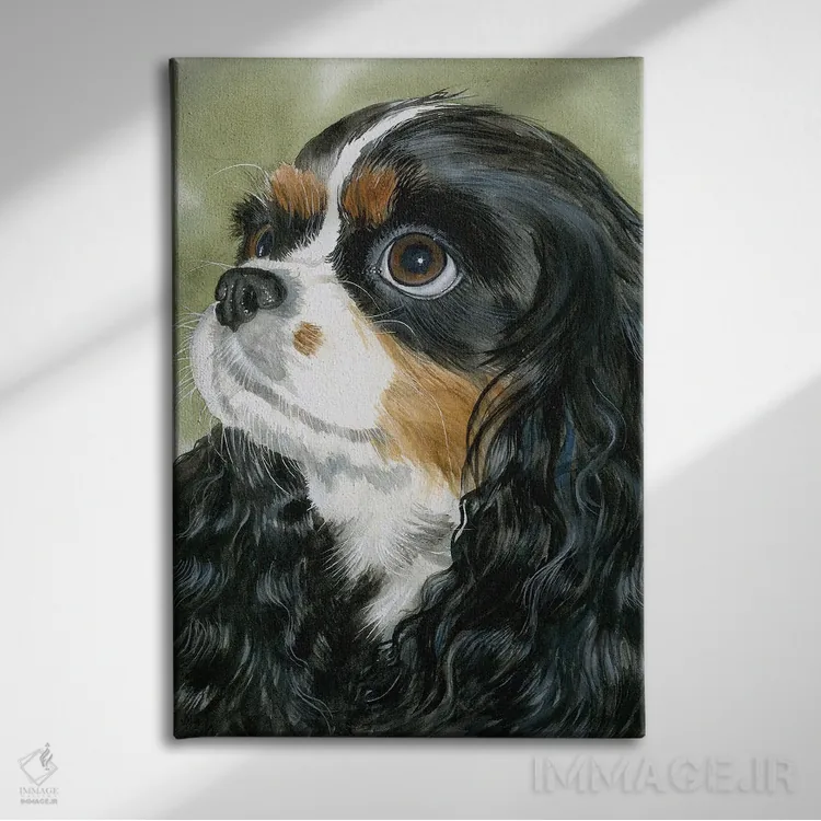 تابلو دکوراتیو شایسته پادشاه اثر جودیت استاین - نمای روبهرو روی دیوار