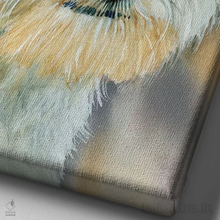 تابلو دکوراتیو برو وستی اثر جودیت استاین - نمای نزدیک بافت بوم