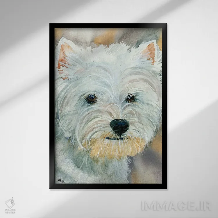 تابلو دکوراتیو برو وستی اثر جودیت استاین - نمای قابدار مشکی