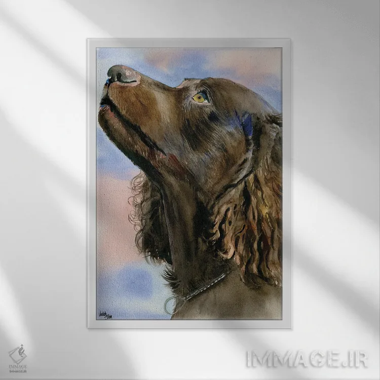 تابلو دکوراتیو من عاشق رمز و راز هستم اثر جودیت استاین - نمای قابدار سفید