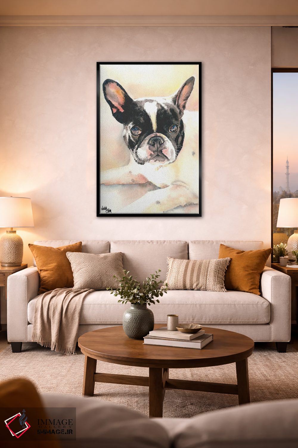 تابلو دکوراتیو فرنچی اثر جودیت استاین - D1B