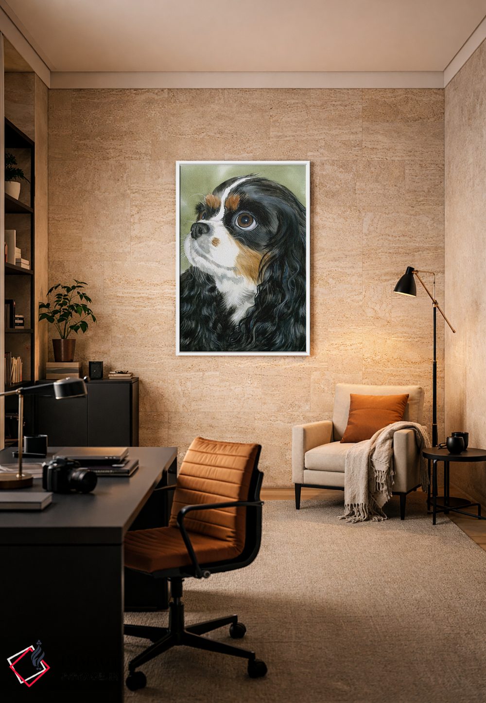 تابلو دکوراتیو شایسته پادشاه اثر جودیت استاین - D5W