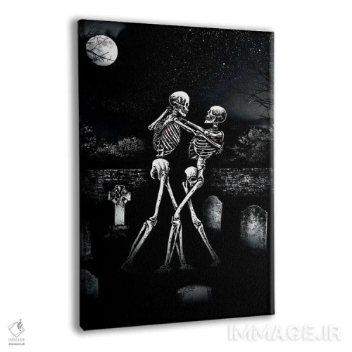 تابلو دکوراتیو تمام شب را برقص اثر جنید مورتیمر - نمای پرسپکتیو محصول