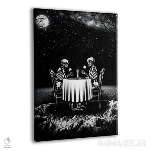 تابلو دکوراتیو شام دونفره اثر جنید مورتیمر - نمای پرسپکتیو محصول