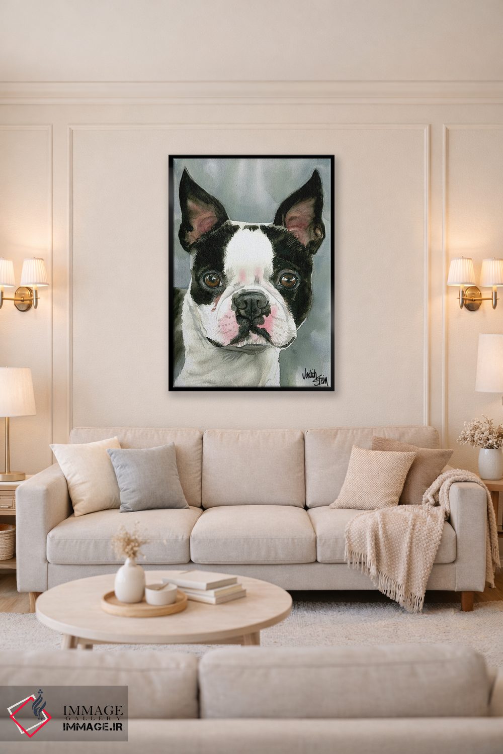 تابلو دکوراتیو آقای آمریکایی اثر جودیت استاین - D3B