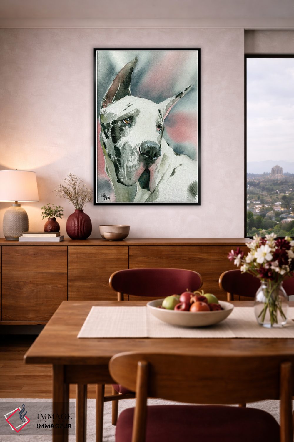 تابلو دکوراتیو عشق هارلکوئین اثر جودیت استاین - D5B