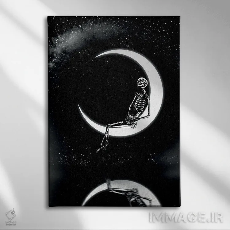 تابلو دکوراتیو رویاباف اثر جنید مورتیمر - نمای روبهرو روی دیوار