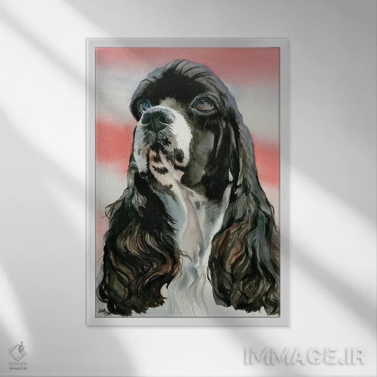 تابلو دکوراتیو روح مجلس اثر جودیت استاین - نمای قابدار سفید