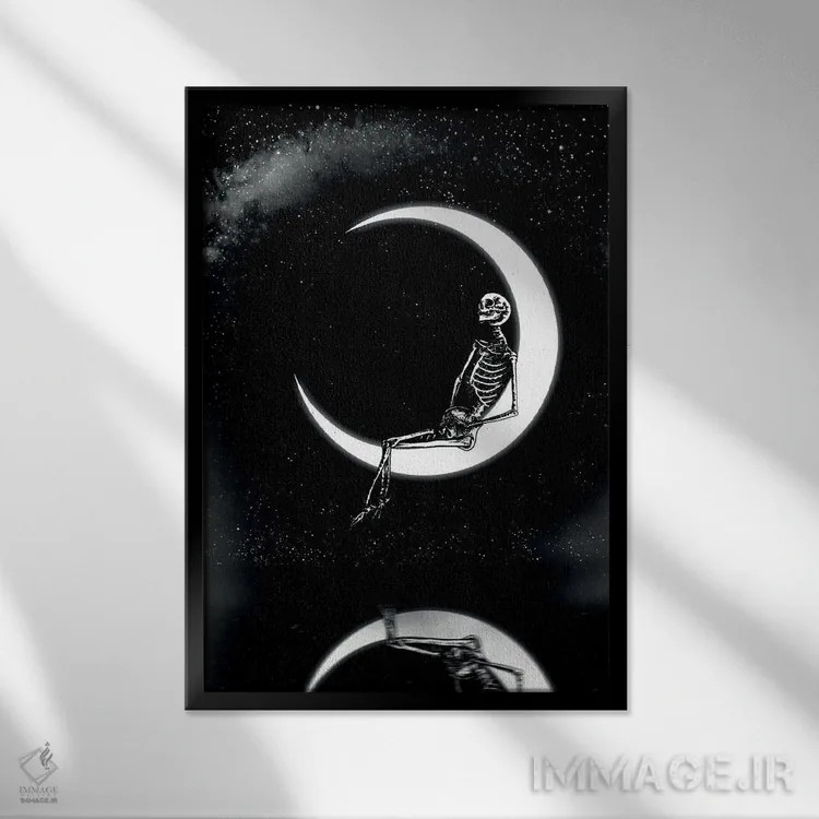 تابلو دکوراتیو رویاباف اثر جنید مورتیمر - نمای قابدار مشکی