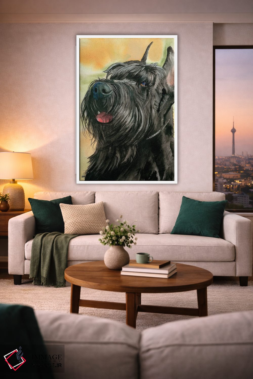 تابلو دکوراتیو غول مهربان اثر جودیت استاین - D1W