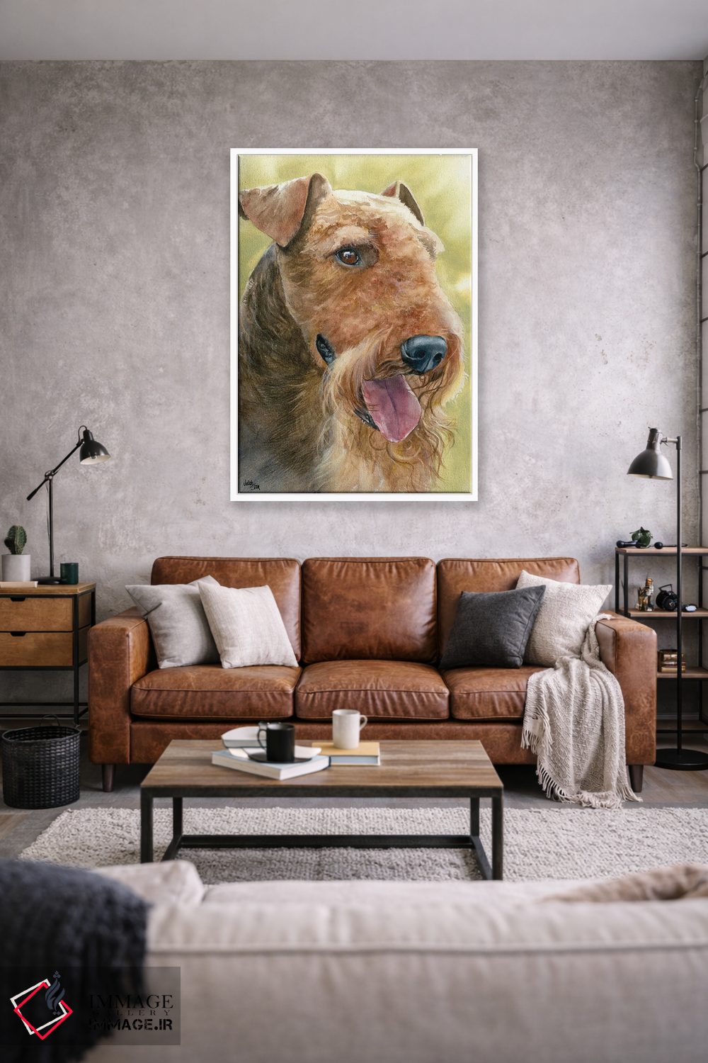 تابلو دکوراتیو پادشاه تریرها اثر جودیت استاین - D1W