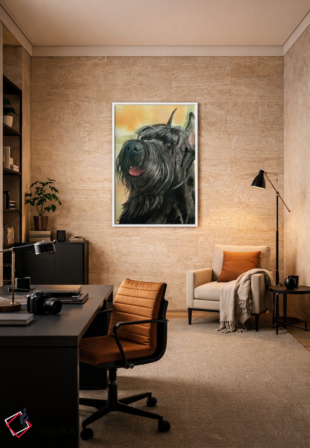 تابلو دکوراتیو غول مهربان اثر جودیت استاین - D6W