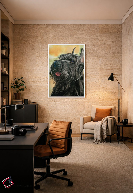 تابلو دکوراتیو غول مهربان اثر جودیت استاین - D6W