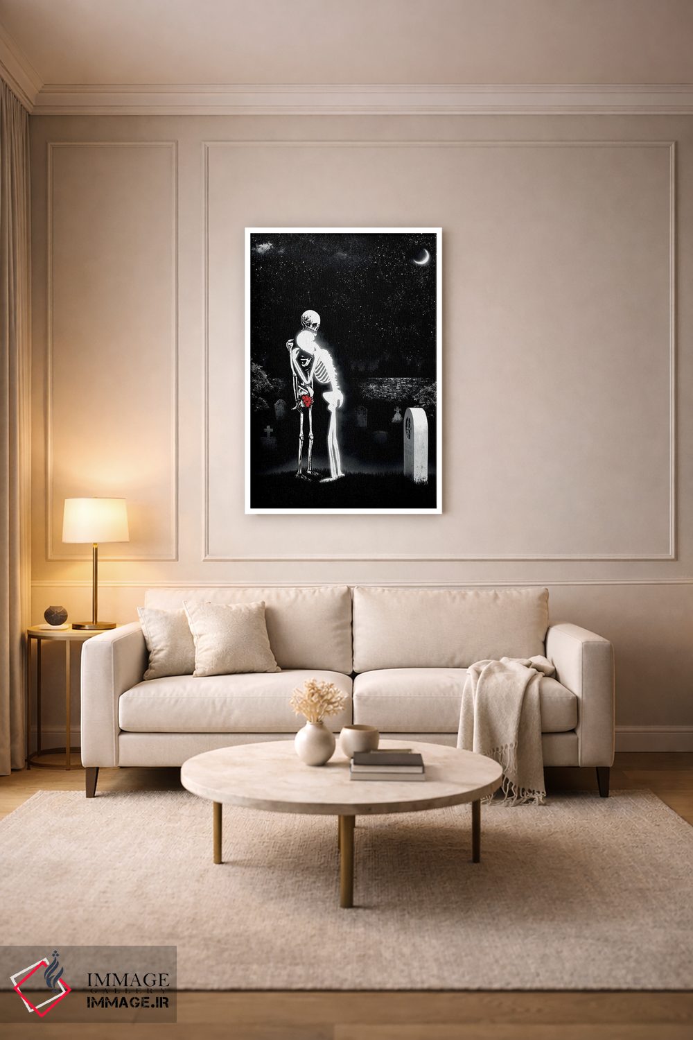 تابلو دکوراتیو بی تو شکسته ام اثر جنید مورتیمر - D3W