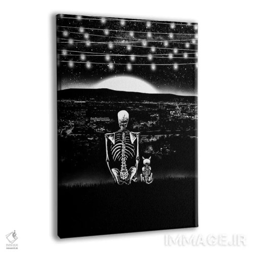 تابلو دکوراتیو دوستان ابدی اثر جنید مورتیمر - نمای پرسپکتیو محصول