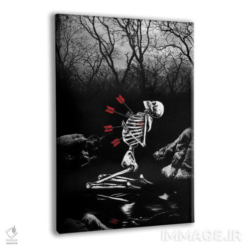 تابلو دکوراتیو سوراخ هایی در قلبم اثر جنید مورتیمر - نمای پرسپکتیو محصول