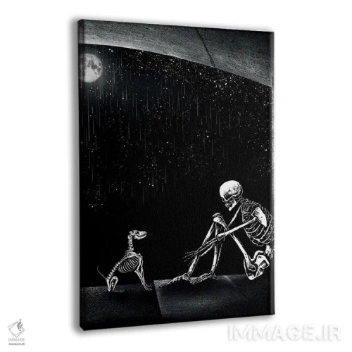 تابلو دکوراتیو همیشه باعث لبخند من باش اثر جنید مورتیمر - نمای پرسپکتیو محصول