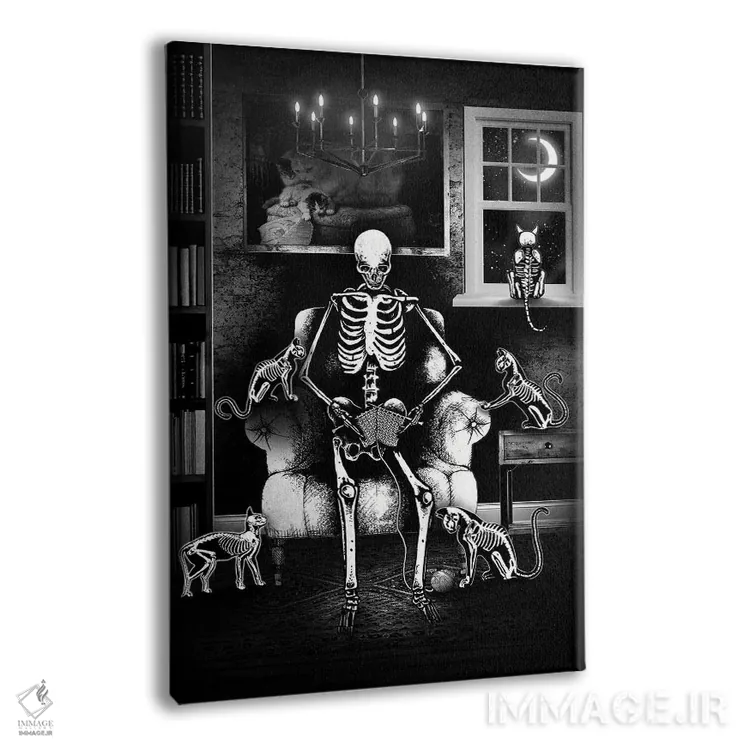 تابلو دکوراتیو در جمع خوب اثر جنید مورتیمر - نمای پرسپکتیو محصول