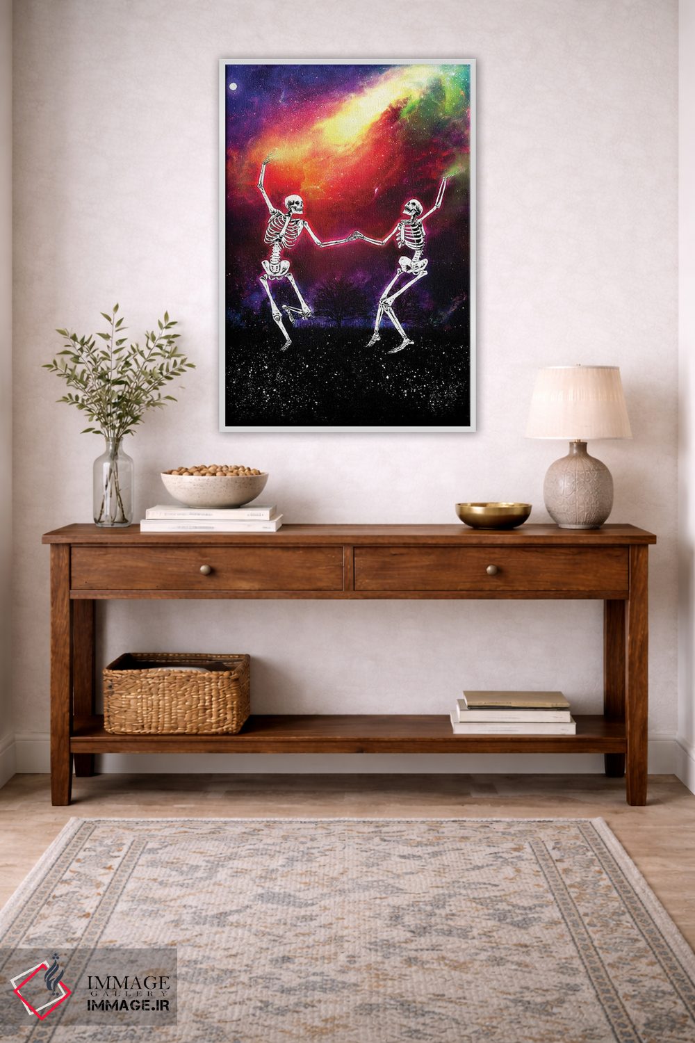 تابلو دکوراتیو فقط حال خوب اثر جنید مورتیمر - D1W