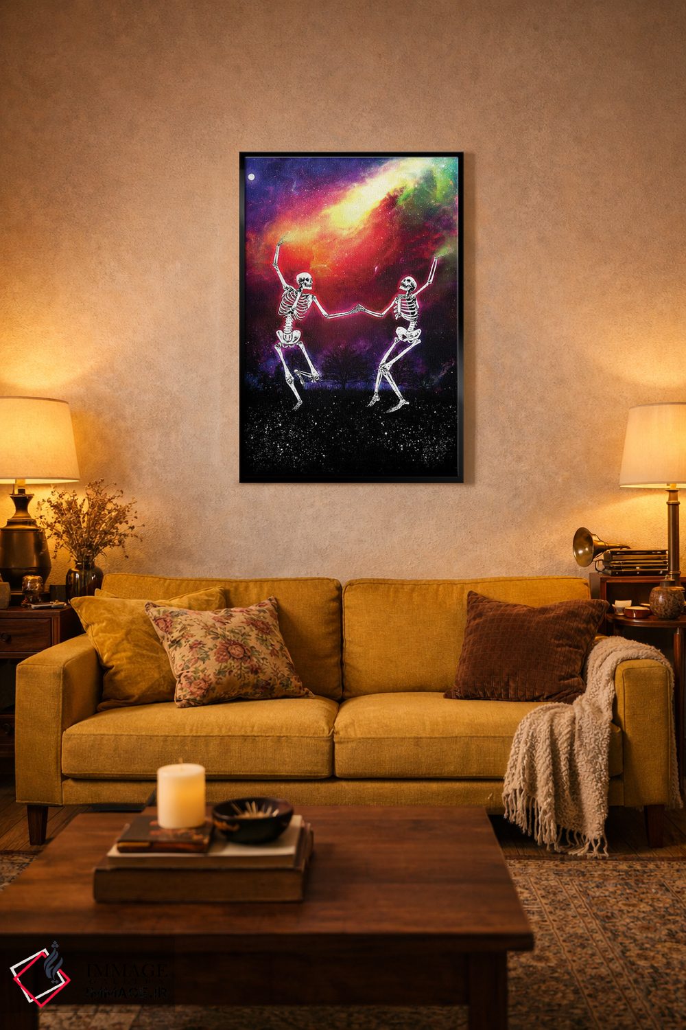 تابلو دکوراتیو فقط حال خوب اثر جنید مورتیمر - D3B