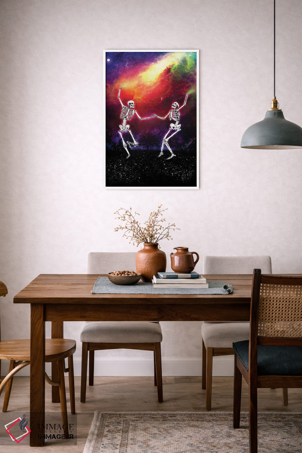 تابلو دکوراتیو فقط حال خوب اثر جنید مورتیمر - D5W