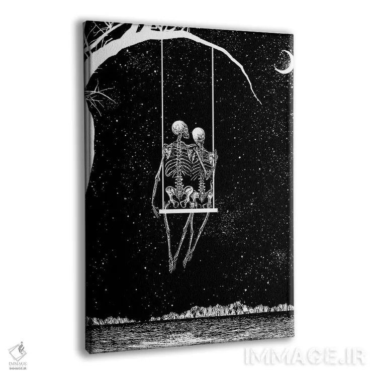 تابلو دکوراتیو فقط ما دو نفر اثر جنید مورتیمر - نمای پرسپکتیو محصول