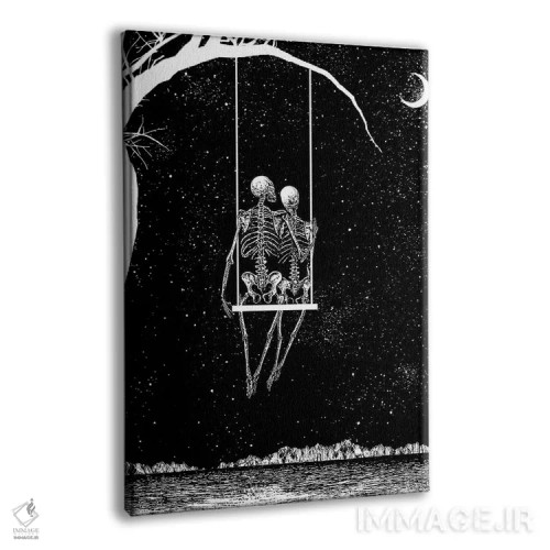 تابلو دکوراتیو فقط ما دو نفر اثر جنید مورتیمر - نمای پرسپکتیو محصول