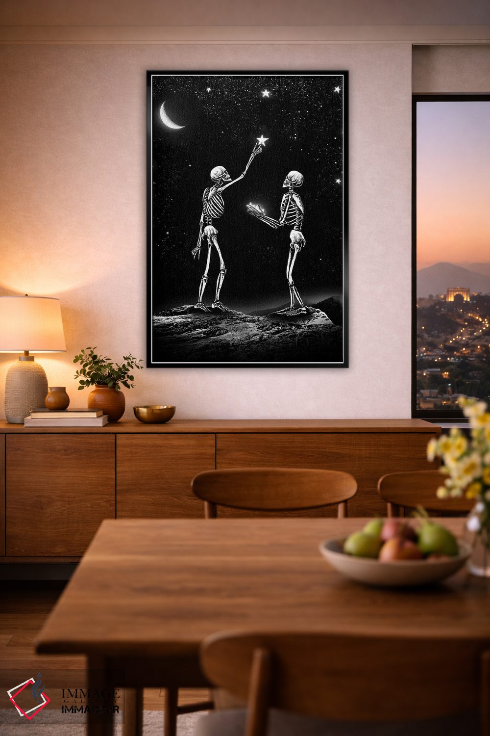 تابلو دکوراتیو ستاره های خوش شانس اثر جنید مورتیمر - D4B