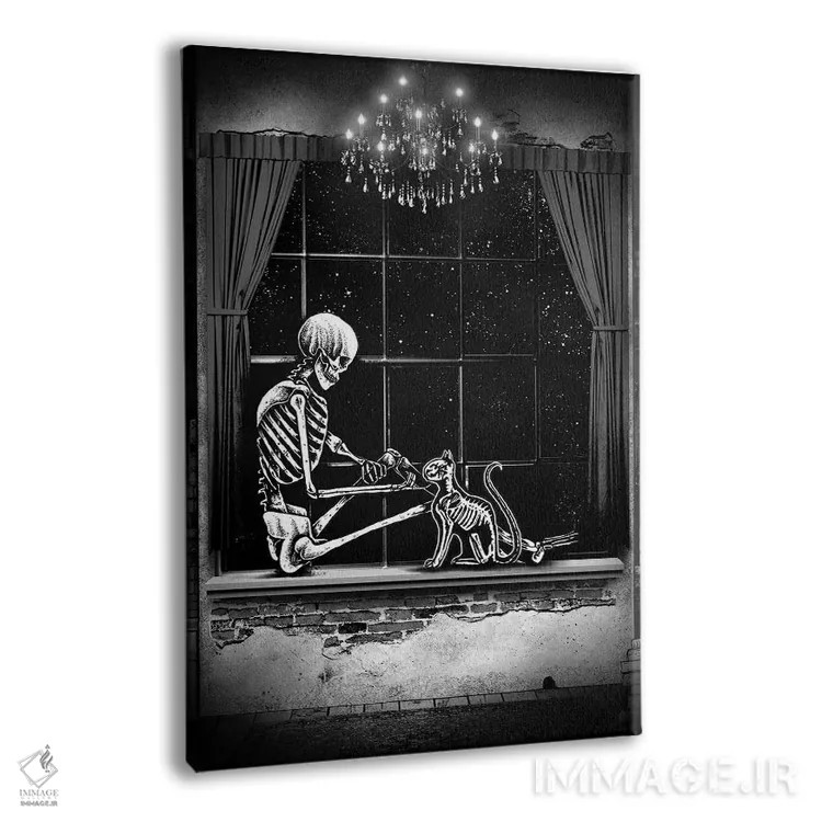 تابلو دکوراتیو نه جان و بیشتر با تو – بخش دوم اثر جنید مورتیمر - نمای پرسپکتیو محصول