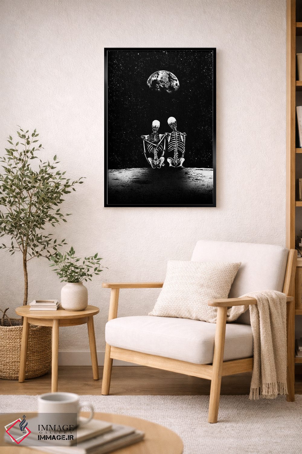تابلو دکوراتیو روح های قمری اثر جنید مورتیمر - D3B