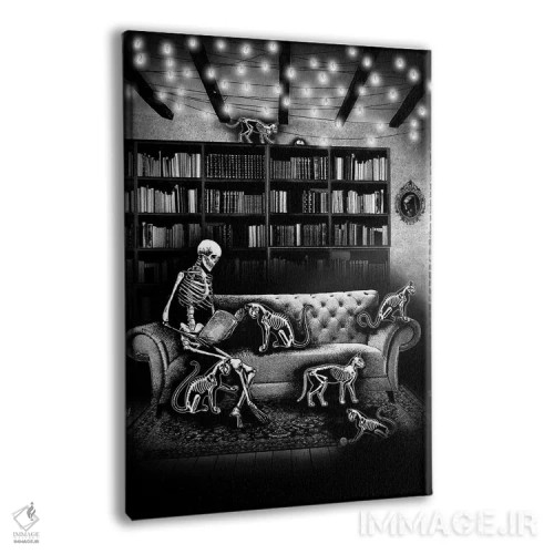 تابلو دکوراتیو همراهی دلپذیر اثر جنید مورتیمر - نمای پرسپکتیو محصول
