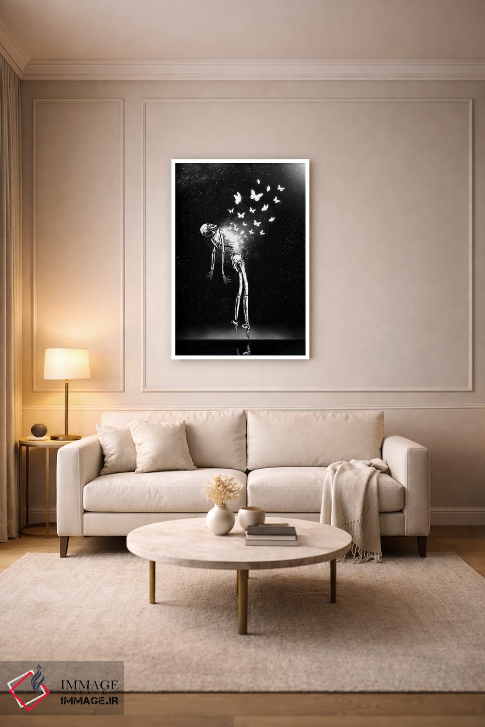 تابلو دکوراتیو دگرگونی اثر جنید مورتیمر - D3W