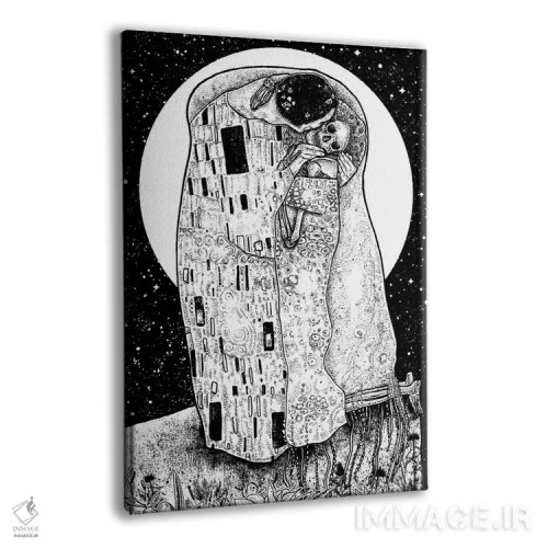 تابلو دکوراتیو بوسه اثر جنید مورتیمر - نمای پرسپکتیو محصول