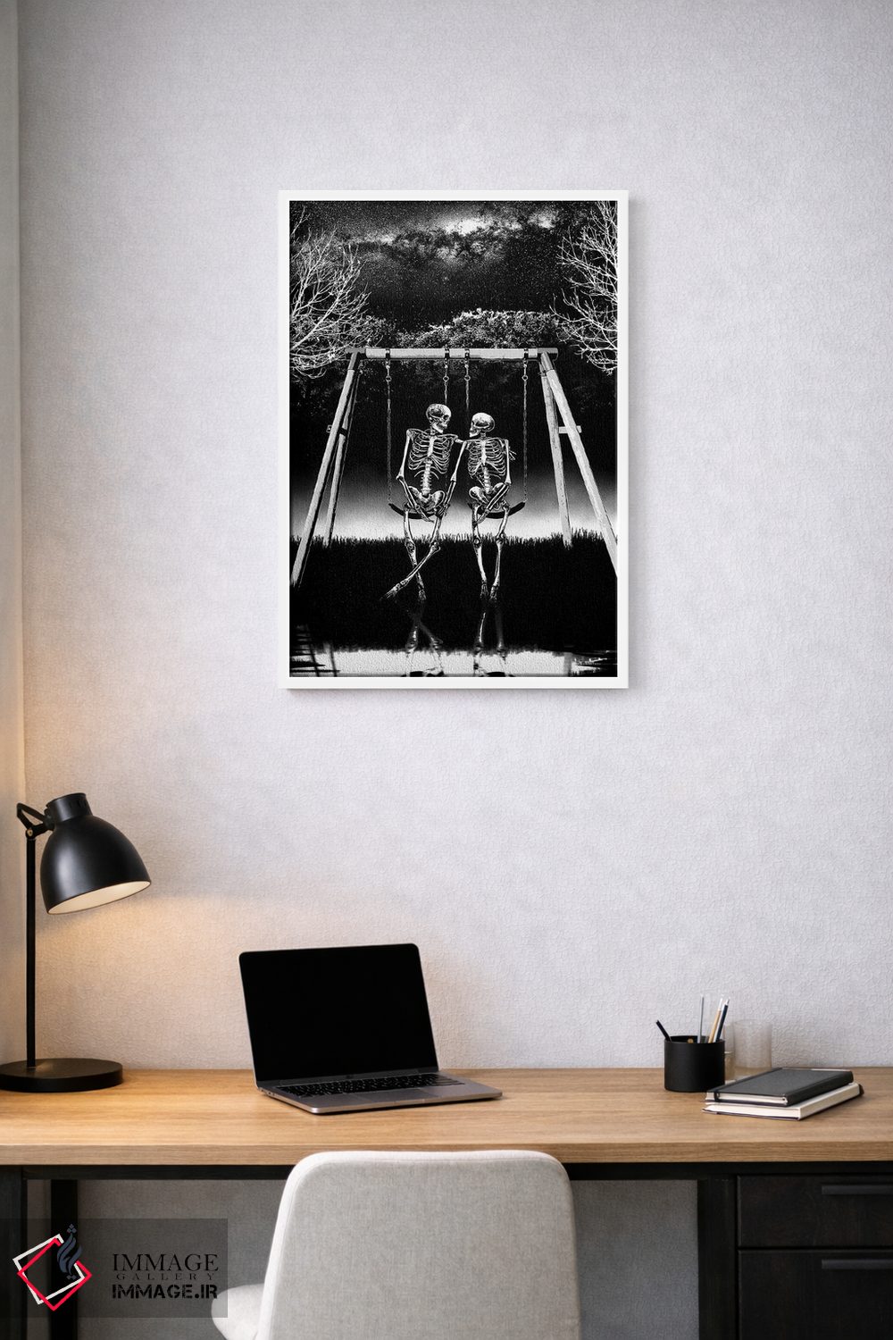 تابلو دکوراتیو در کنار تو اثر جنید مورتیمر - D1W