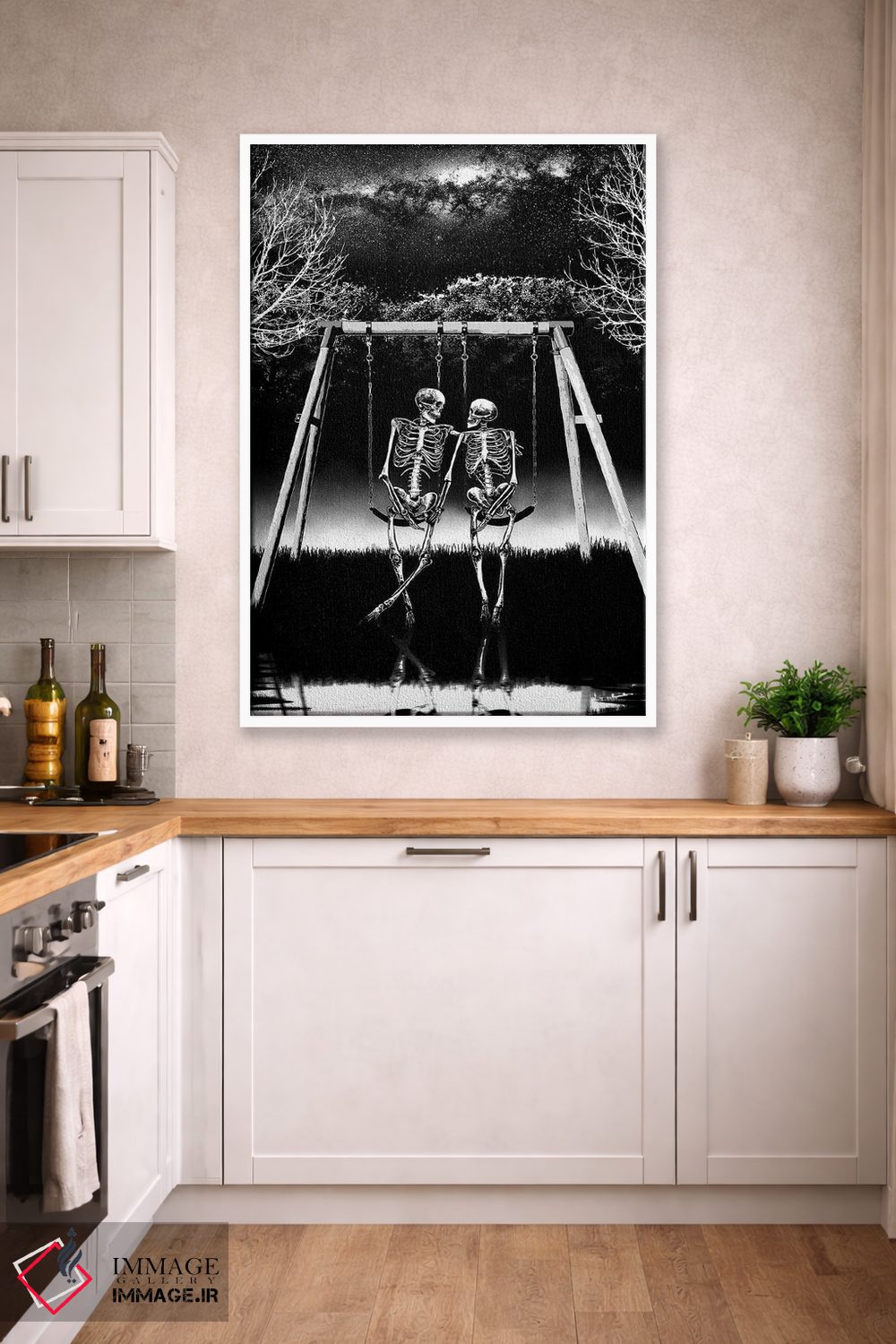 تابلو دکوراتیو در کنار تو اثر جنید مورتیمر - D3W