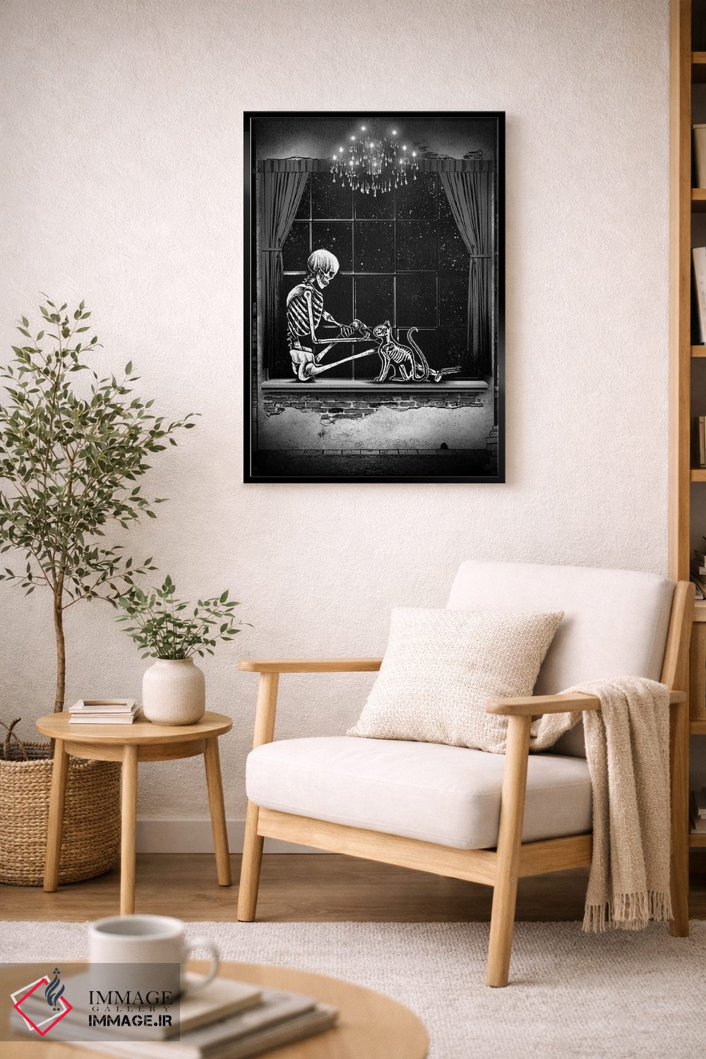 تابلو دکوراتیو نه جان و بیشتر با تو – بخش دوم اثر جنید مورتیمر - D2B