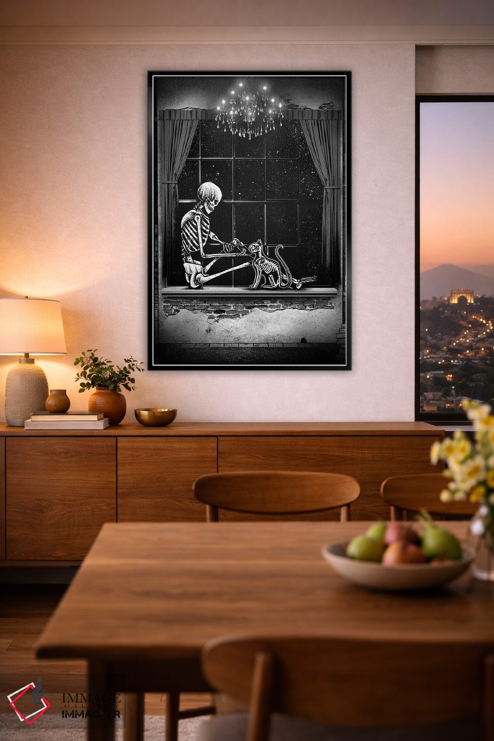 تابلو دکوراتیو نه جان و بیشتر با تو – بخش دوم اثر جنید مورتیمر - D3B