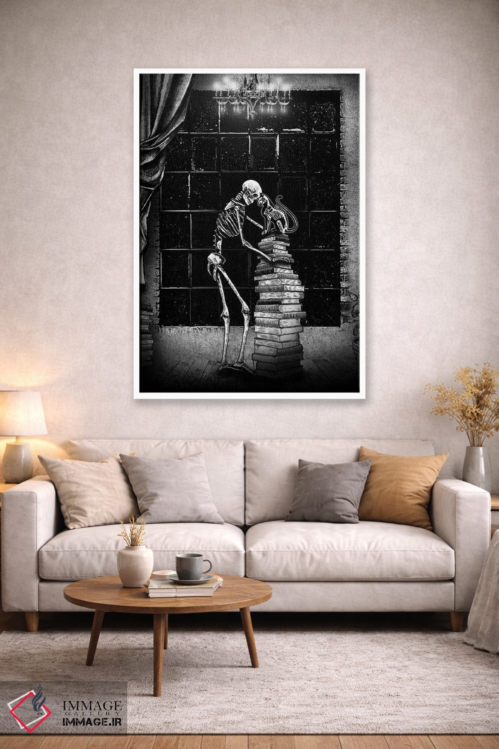 تابلو دکوراتیو نه جان و بیشتر با تو – بخش اول اثر جنید مورتیمر - D1W